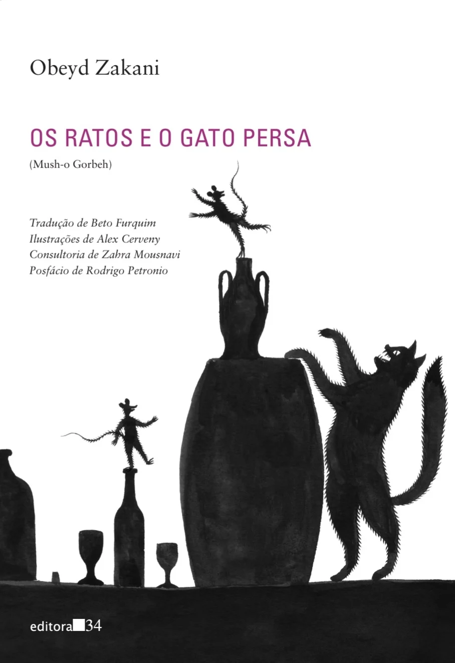 Os ratos e o gato persa